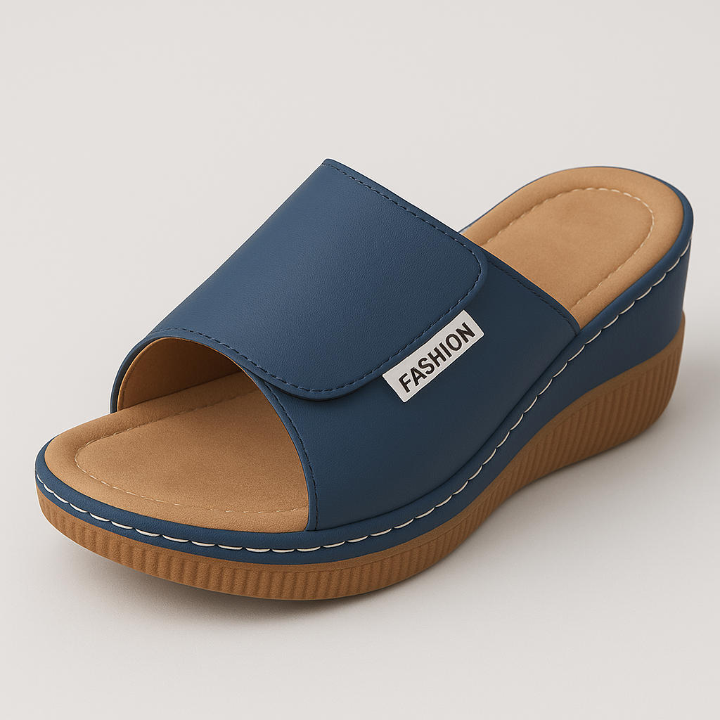 ECKA Bequeme Sandalen für Damen – Bequem, Fußgewölbeunterstützung, Dämpfung bei jedem Schritt