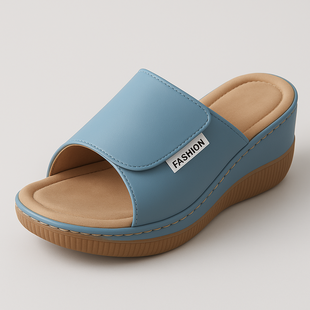 ECKA Bequeme Sandalen für Damen – Bequem, Fußgewölbeunterstützung, Dämpfung bei jedem Schritt